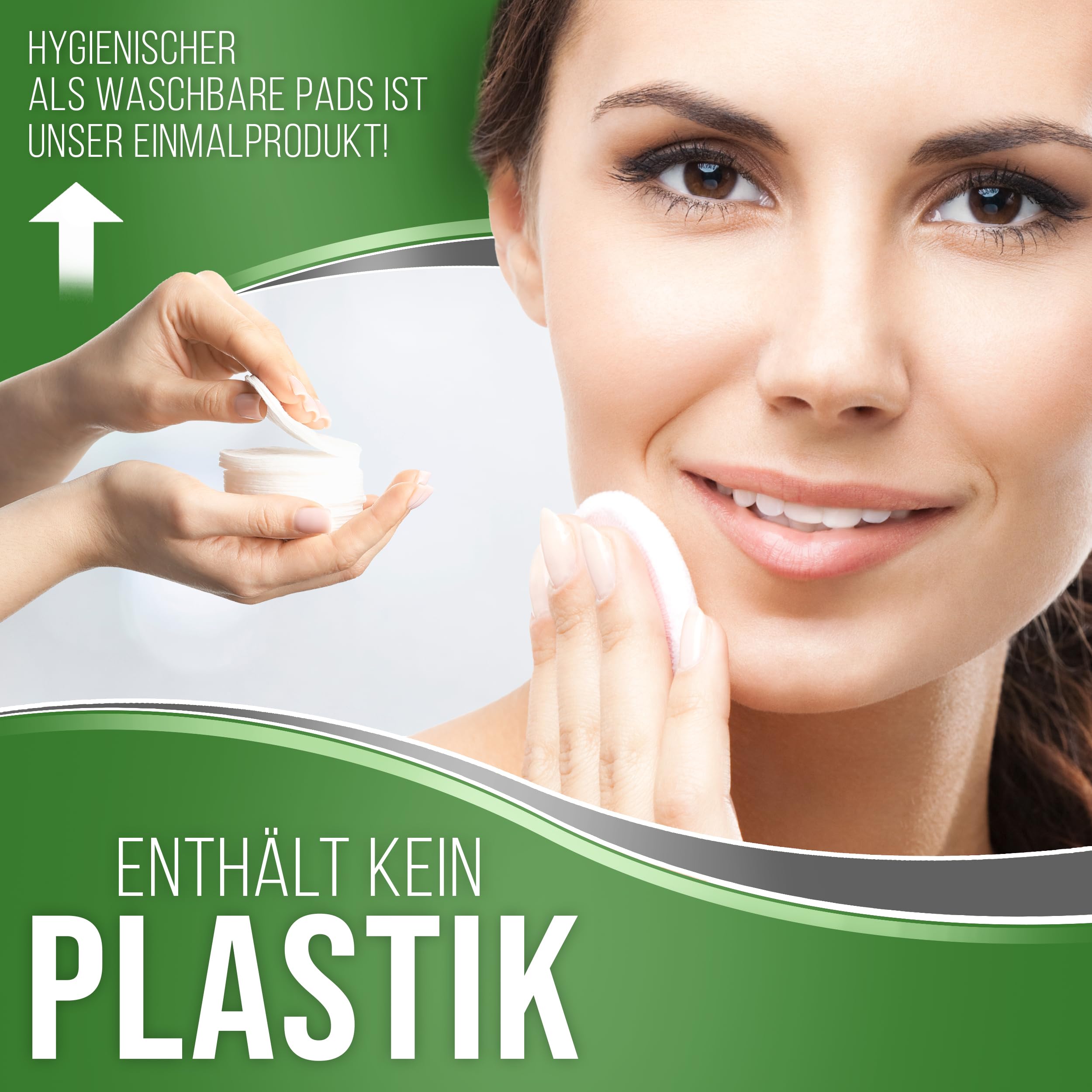 Jean Carol Bio Care Duo Wattepads, 15er Pack (15 x 60 Stück) für die tägliche Pflege