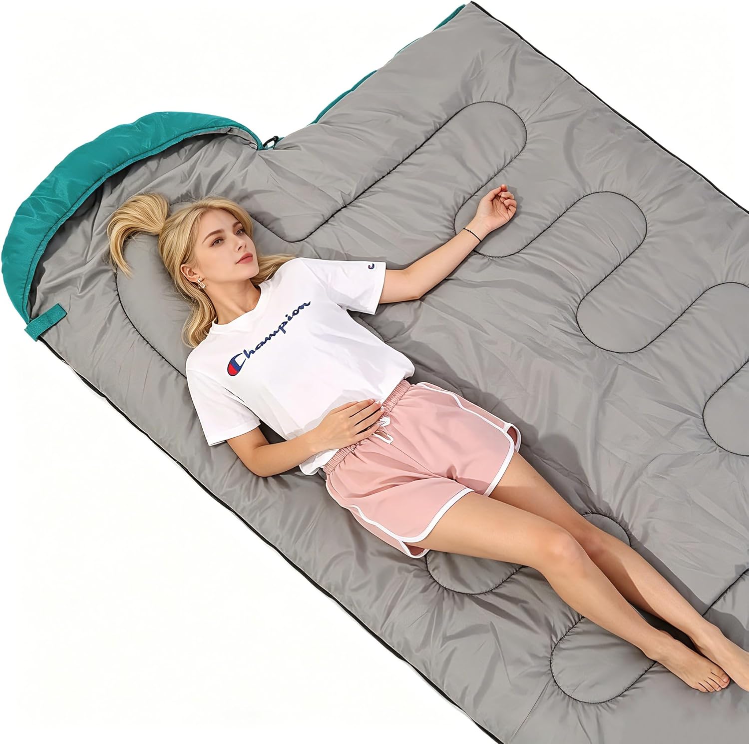 SWTMERRY Sleeping Bag 3 Seasons (Summer, Spring, Fall) Warm & Cool Weather - Lightweight,Waterproof Indoor & Outdoor Use for Kids, Teens & Adults for Hiking and Camping