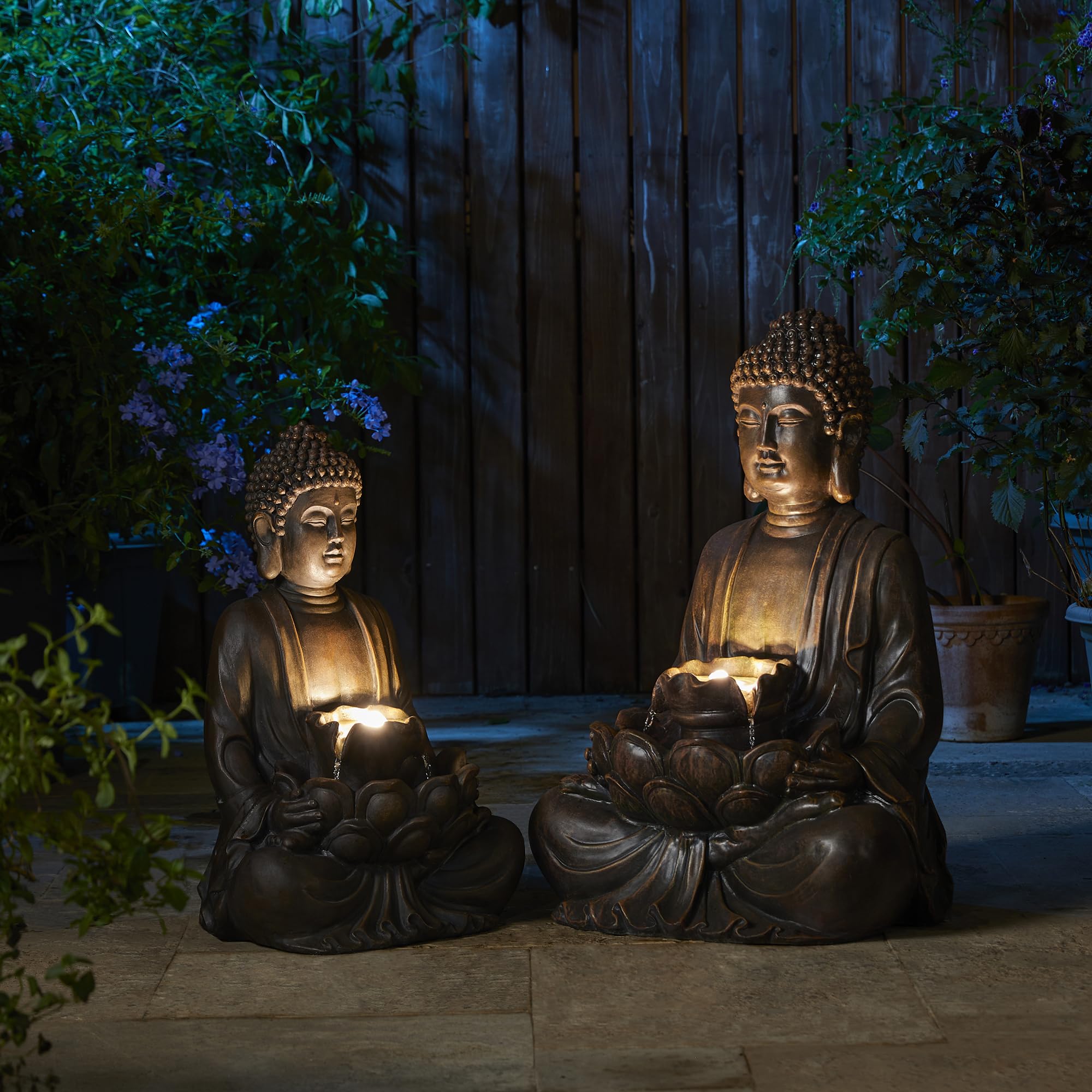 Amazon.com: Glitzhome Buddha Statue 23