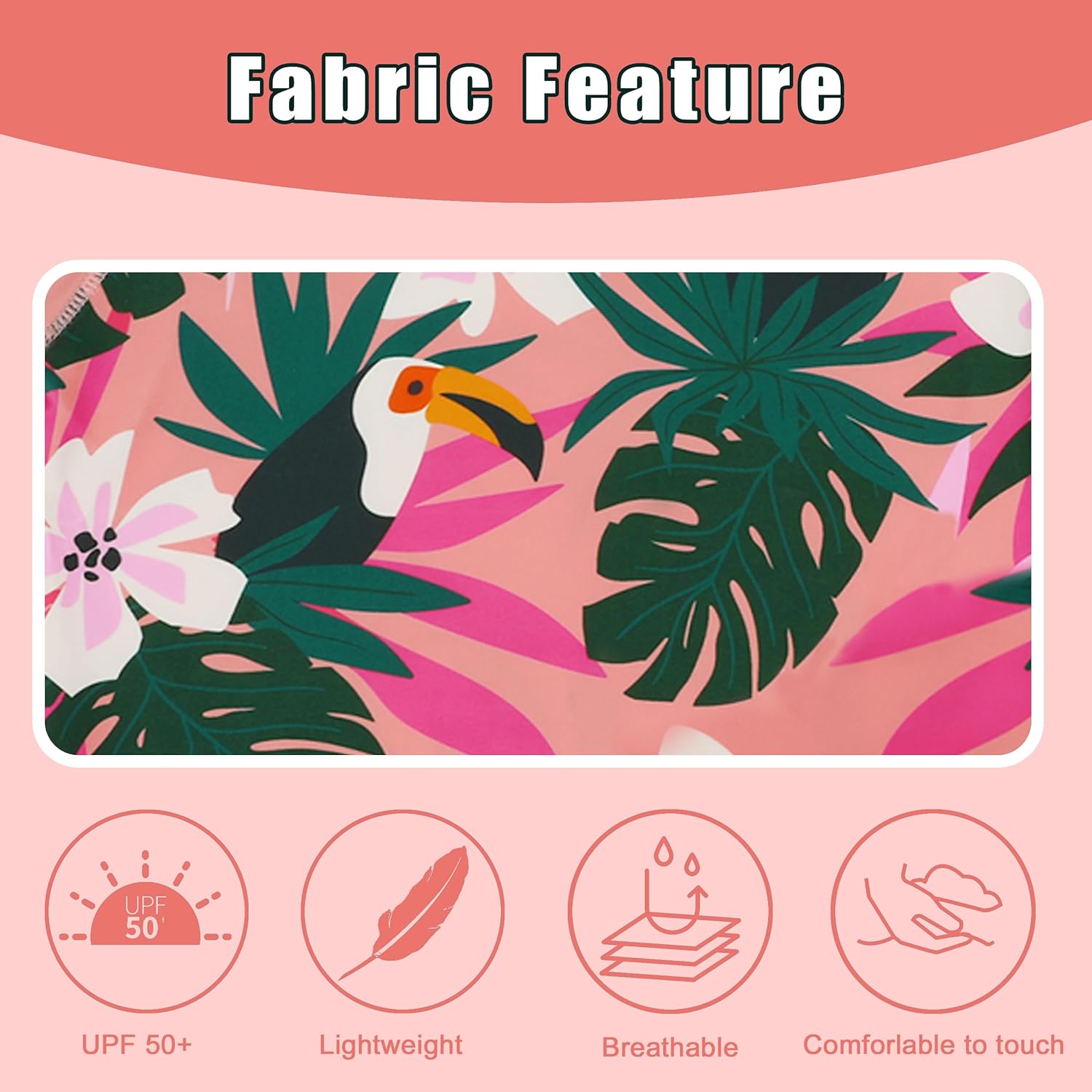 Cadocado Girls Rash Guard Set Short Sleeve Two Piece Swimsuit Bathing Suit UPF 50+ Beach Swimwear 3-10 Years - Image 5