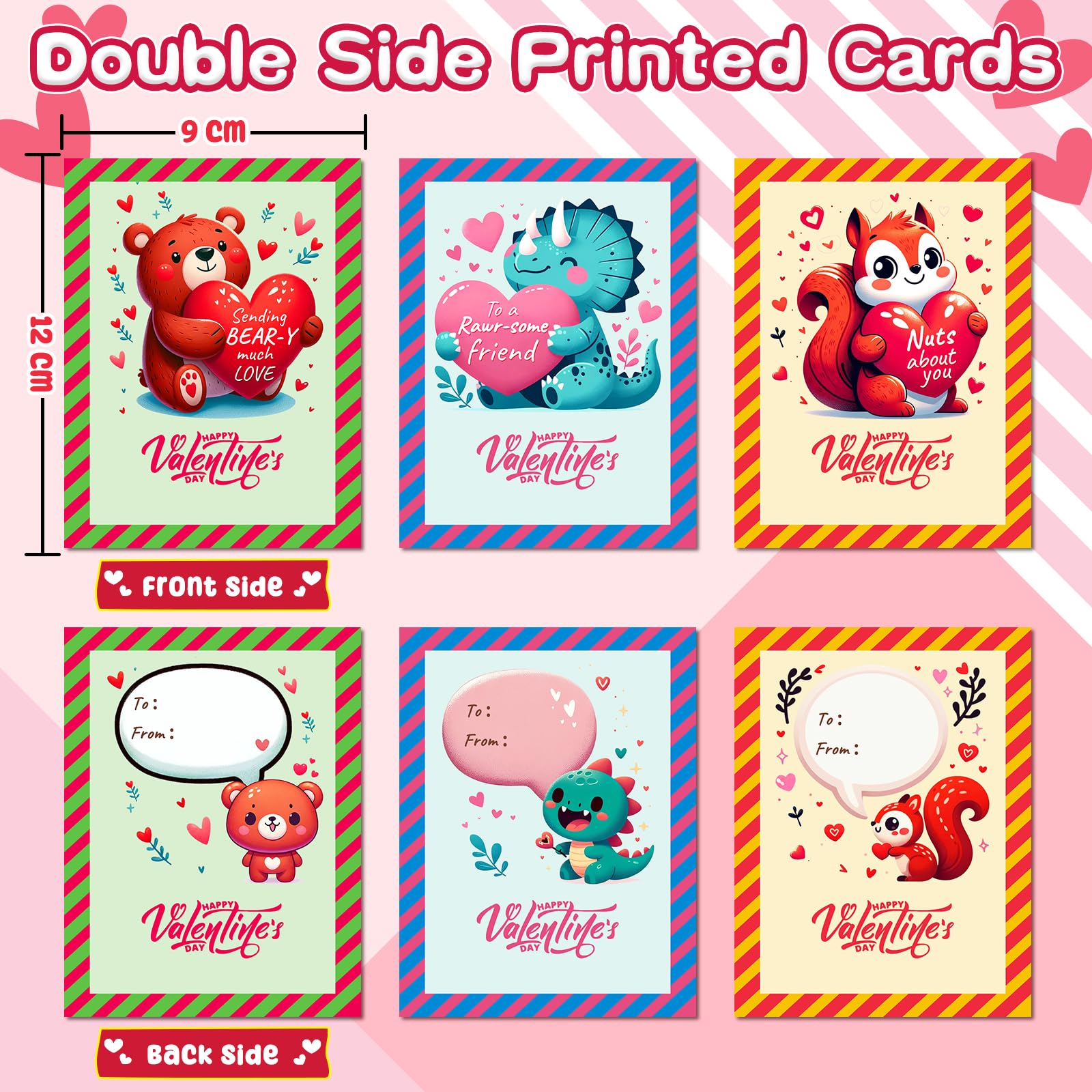 Snapklik.com : Valentines Day Cards For Kids Classroom, 30 PCS Pop ...