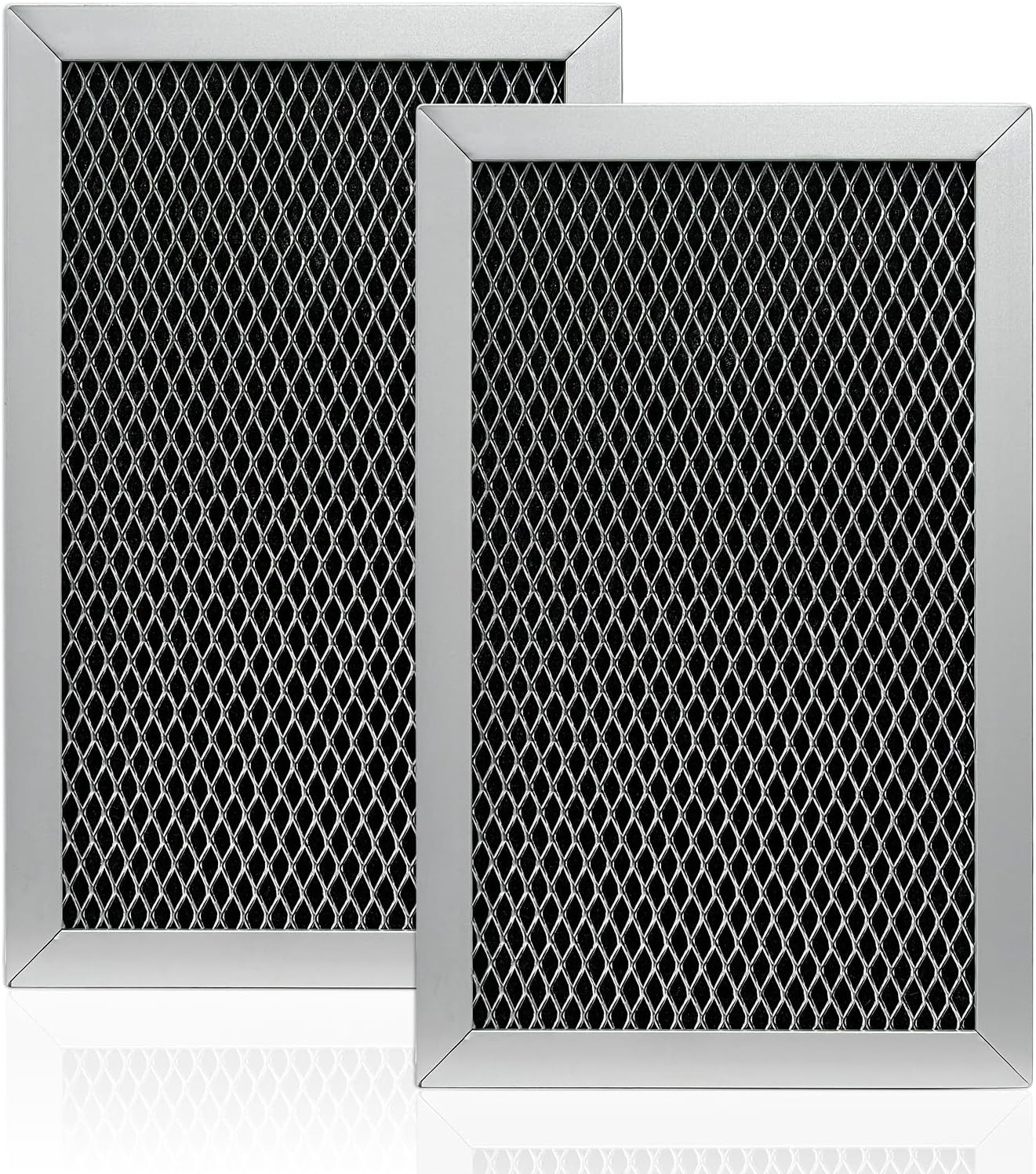 OEM Quality Microwave Charcoal Filter for GE JVM6175EK5ES, JVM6172SK5SS, JVM6175SK5SS, JVM6175YK5FS, 2 Pack