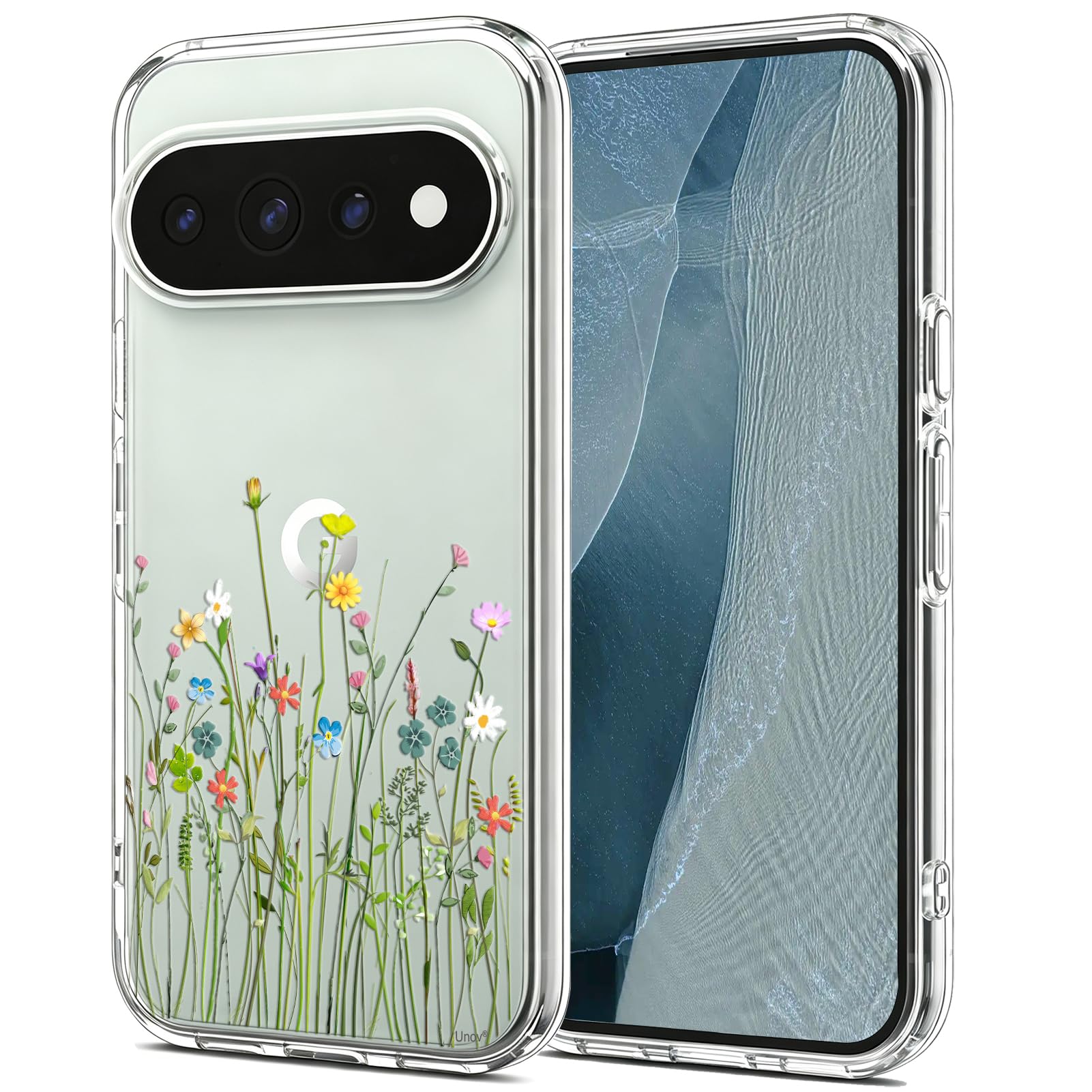 Photo 1 of Unov Pixel 11/11 Pro Case, Flower Bouquet Design