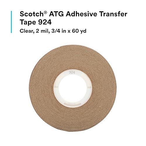 Miniatura 9 de Cinta adhesiva de transferencia 924 ATG de Scotch, Transparente, 12