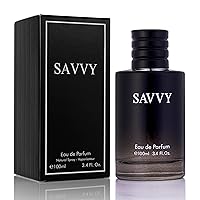 Vista 1 de Savvy for Men Eau De Parfum – Composición sofisticada de fragancia masculina de bergamota, pimienta, lavanda, anís estrellado y nuez moscada – Base