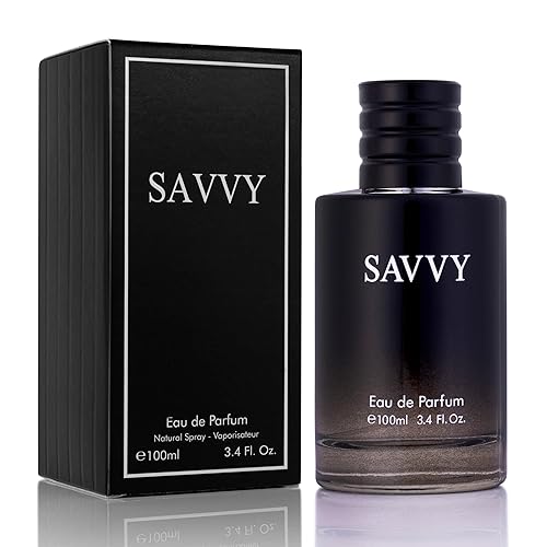 Savvy for Men Eau De Parfum – Composición sofisticada de fragancia masculina de bergamota, pimienta, lavanda, anís estrellado y nuez moscada – Base