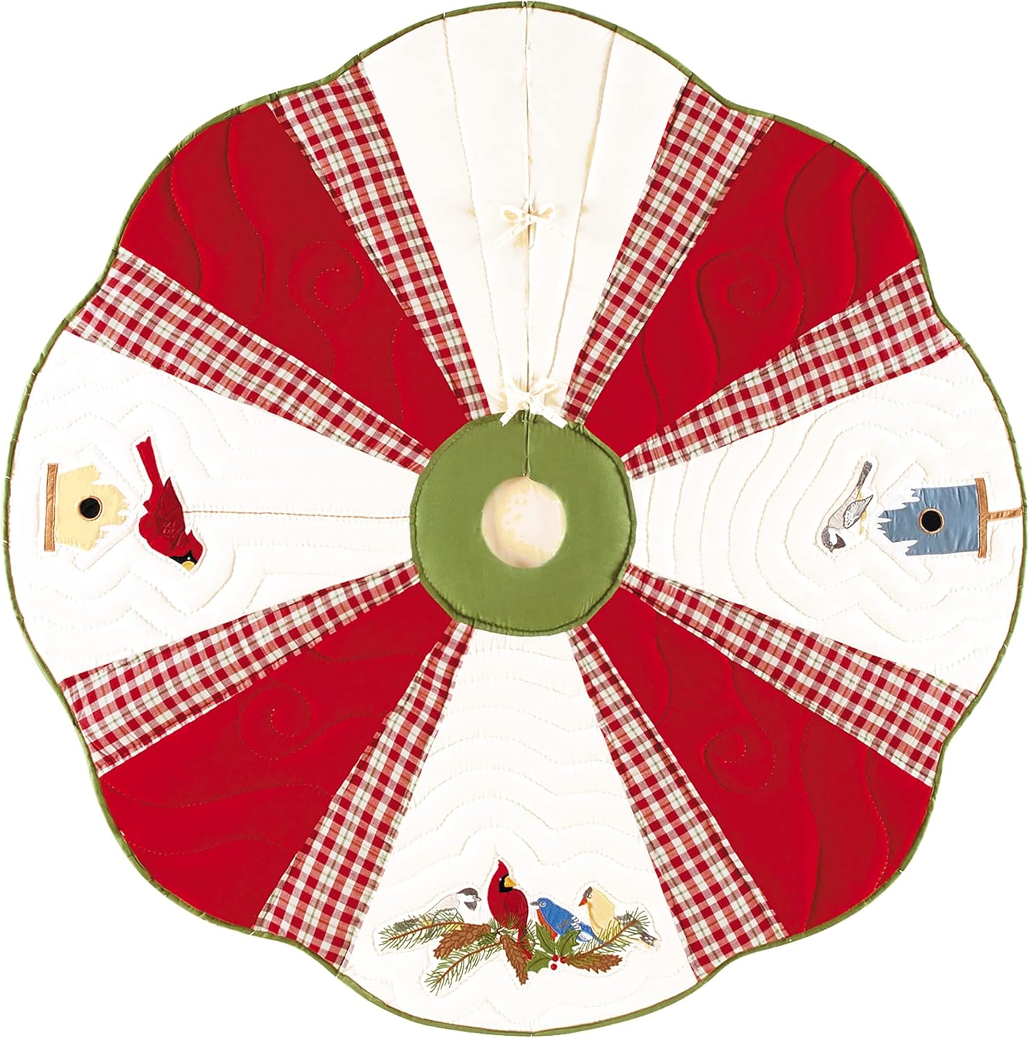 Red Quilted Tree Skirt 