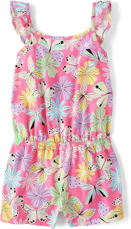 The Children's Place girls Casual Sleeveless Shorts Romper
