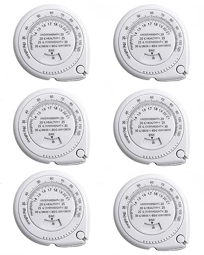 Cinta métrica suave para el cuerpo, costura, tela a medida, manualidades, medición de pérdida de peso, cinta métrica retráctil blanca de doble cara,