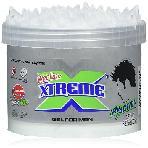 Xtreme Reaction Clear Styling Hair Gel Wetline Ultimate Hold 882 oz