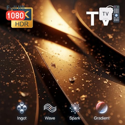 Bronze Noise Ambience 4K – Warm Metallic Visuals & Relaxing Tones for Comfort