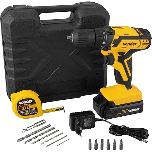 Parafusadeira e Furadeira Vonder 12V