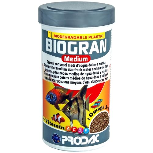 Prodac Biogran Medium - Granulos Para Peces Medios De Agua Dulce Y Marina 250ml 120gr