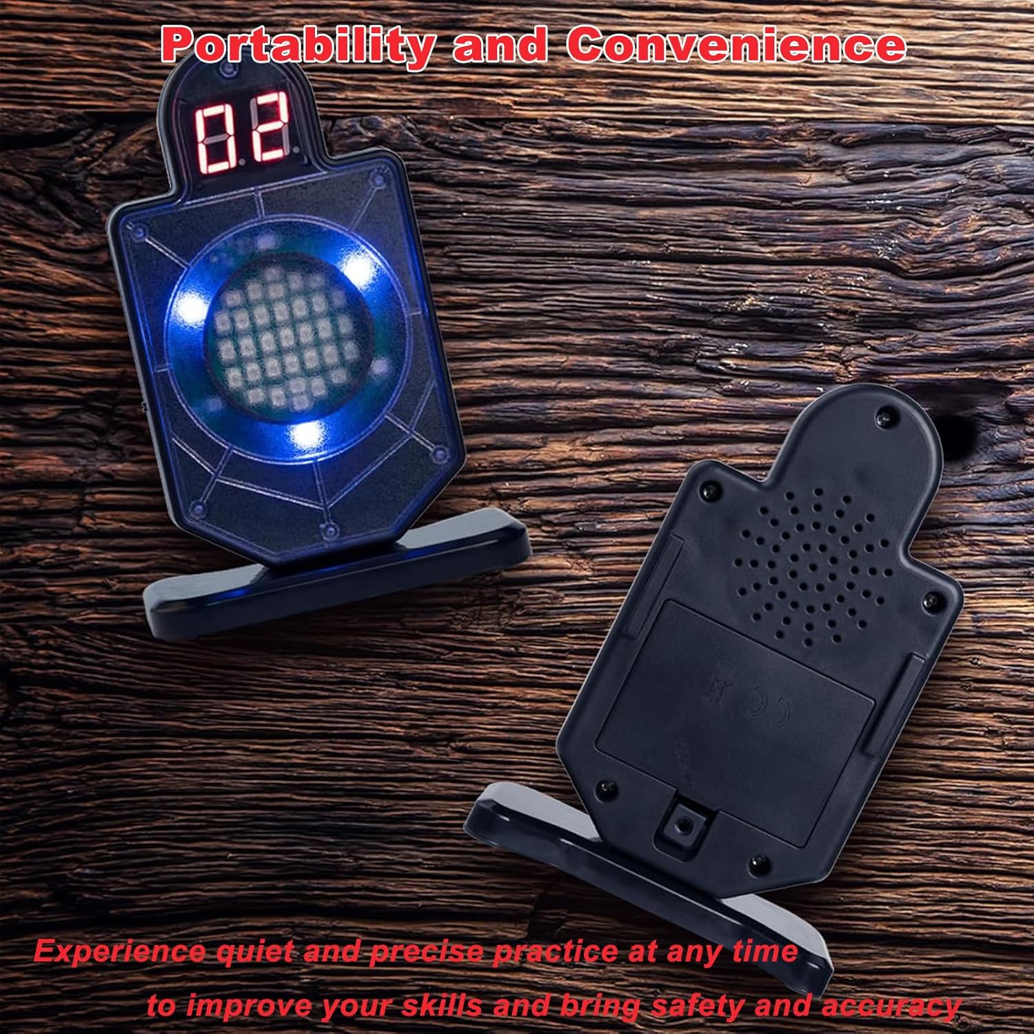 Portable Laser Trainer for Reactive Laser Shooting and Dry Fire Shooting Practice,Compatible Most of Laser Cartridges