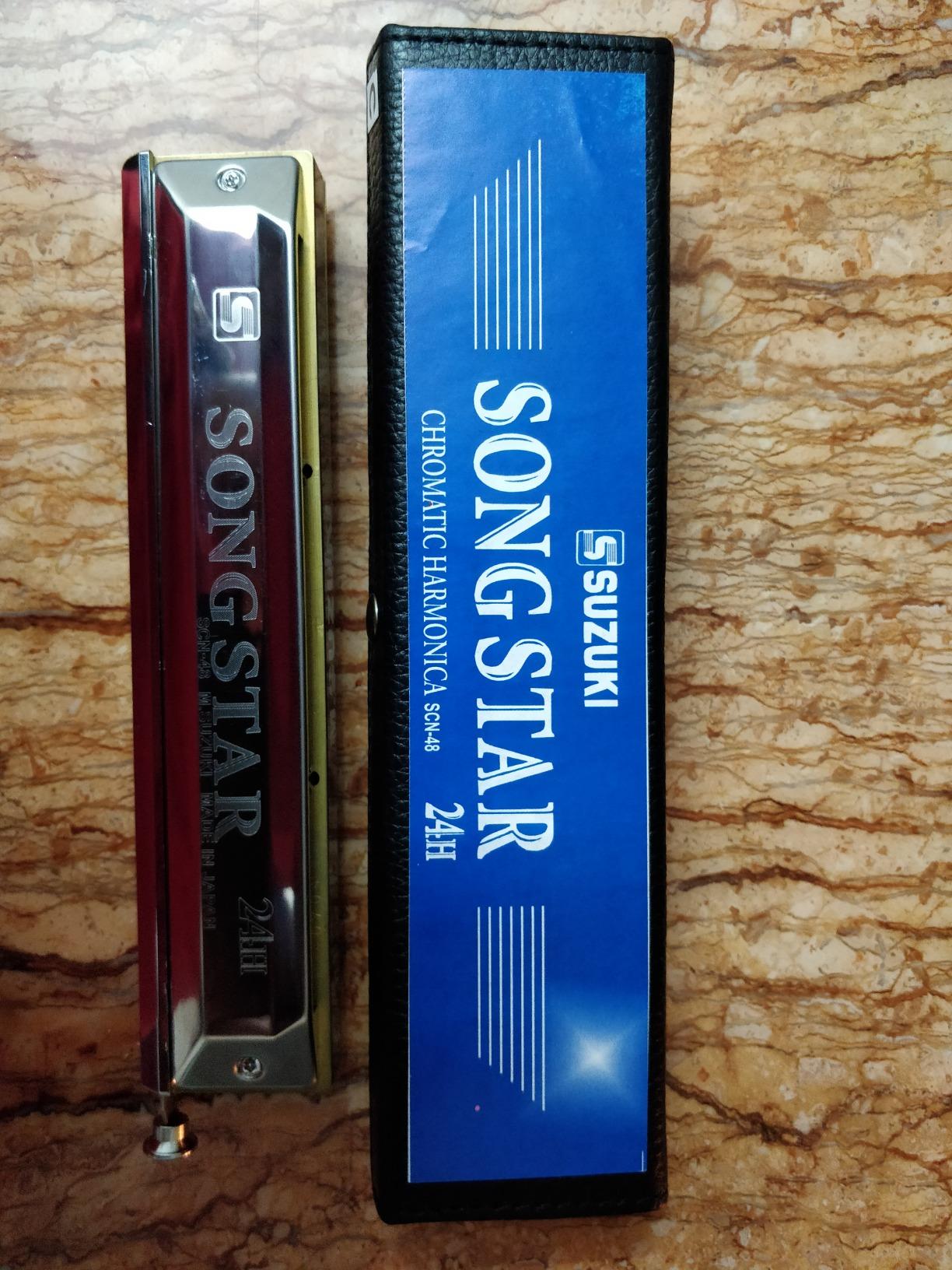 Suzuki SCN48 Songstar Chromatic Harmonica 24Hole Key C Amazon.in