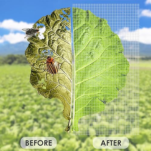 Miniatura 3 de Red de malla de jardín para plantas, red de insectos de 10 x 33 pies para jardín, cubierta de jardín, red de insectos de jardín, red de bayas,