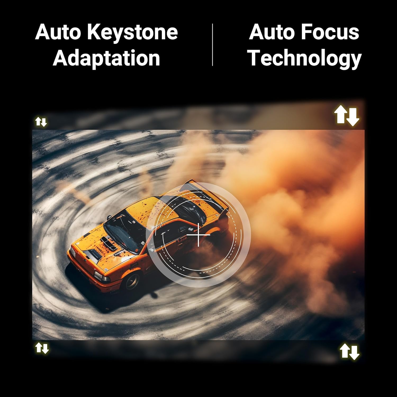 Zebronics PixaPlay 75 Projector Auto Keystone and Auto Focus