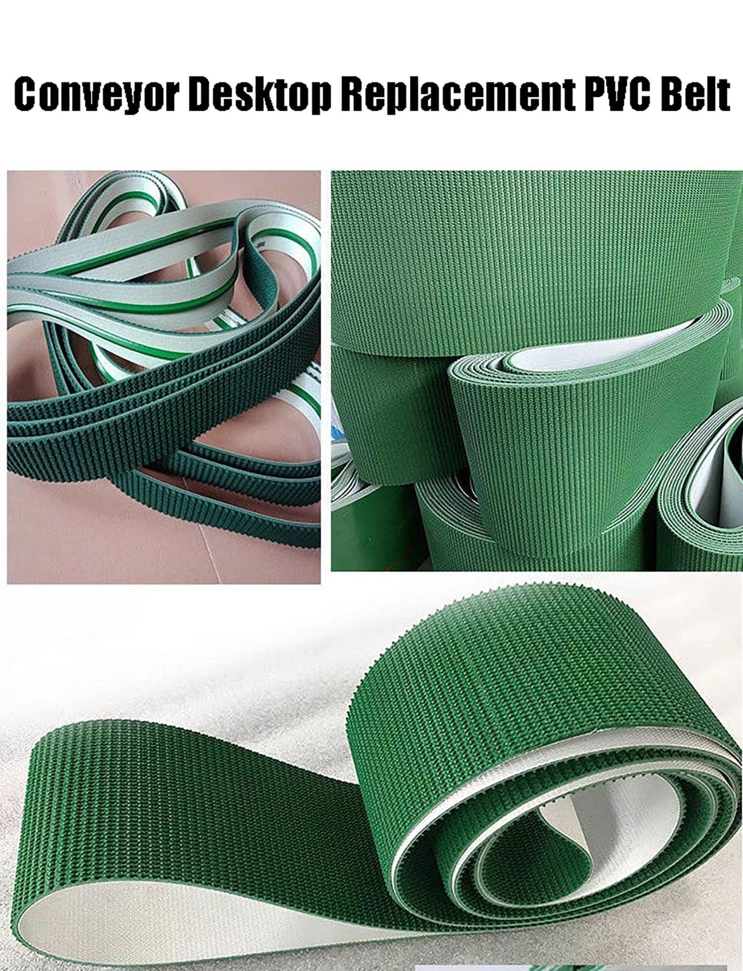Nastro trasportatore in PVC ad alte prestazioni di ricambio per sistemi di pulegge a benna Ideale per fabbriche industriali Trasporto e materiali HandliApplicats