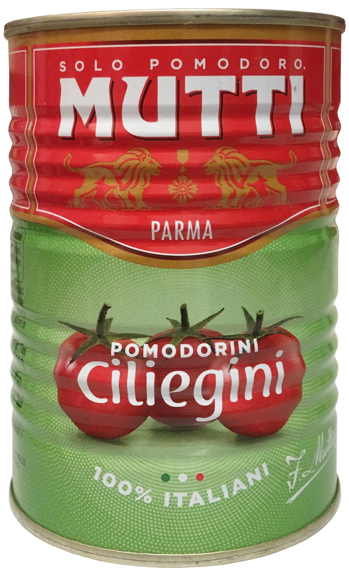 18 x Mutti Pomodorini ciliegini pomidory wiśniowe, sos pomidorowy, 100% włoski, 400 g