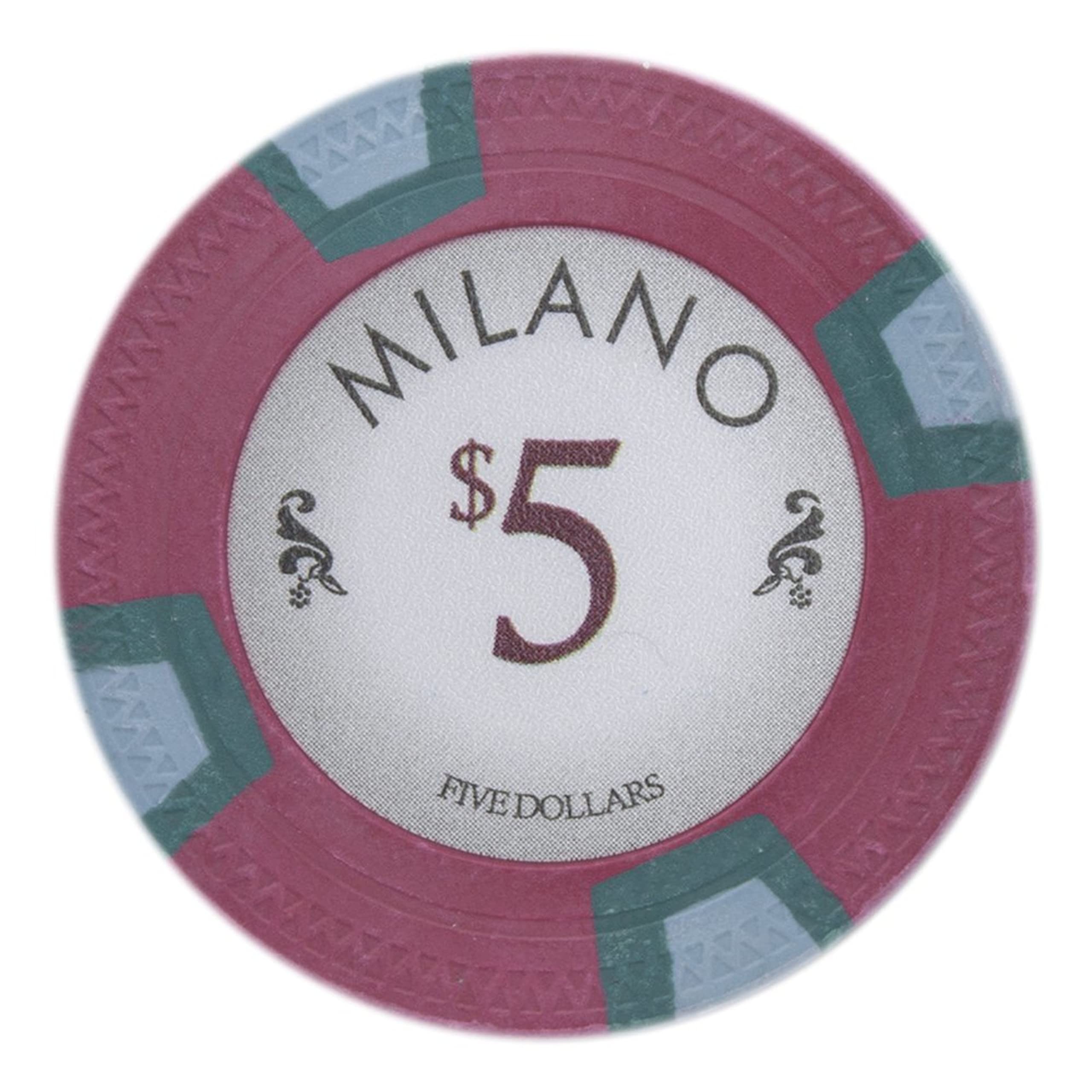 Claysmith Gaming Milano Casino Grade Clay Poker Chip 10-gram – Pack of 50