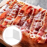 Vista 8 de Hemoton Contenedor de almacenamiento de carne transparente Bacon Keeper Box Bacon Contenedores de almacenamiento para refrigerador, organizador