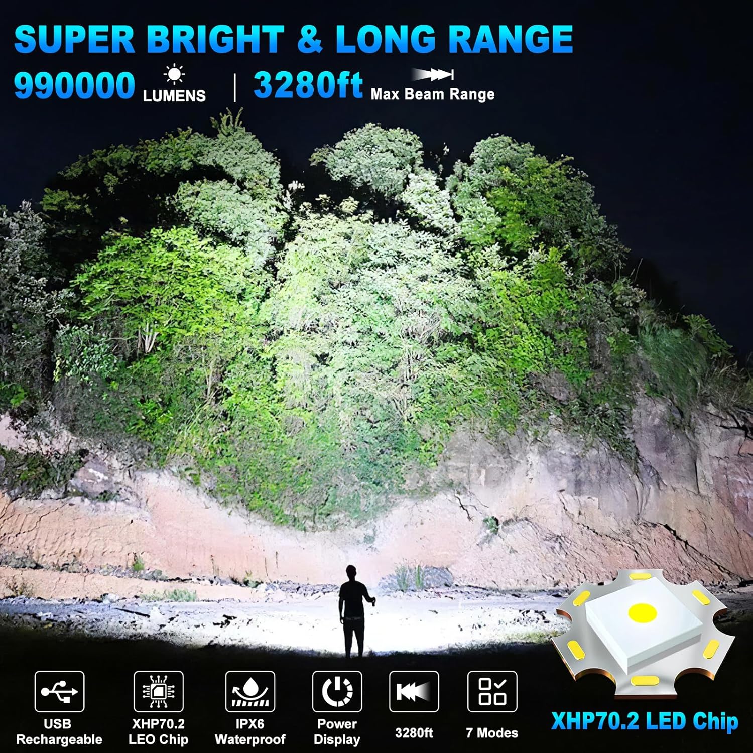 best ca rechargeable flashlight
