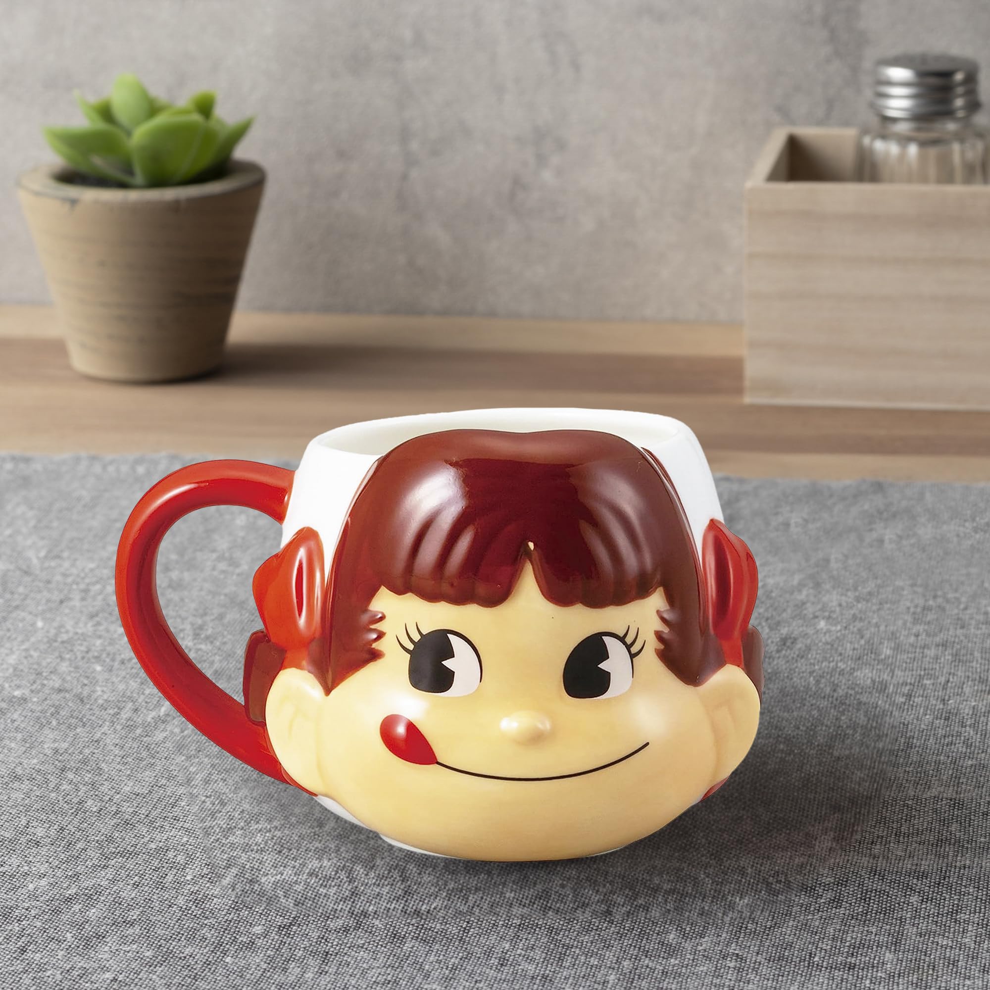 Amazon.com: Fujiya SAN3548 Peko-chan Face Mug, 11.8 fl oz (350 ml