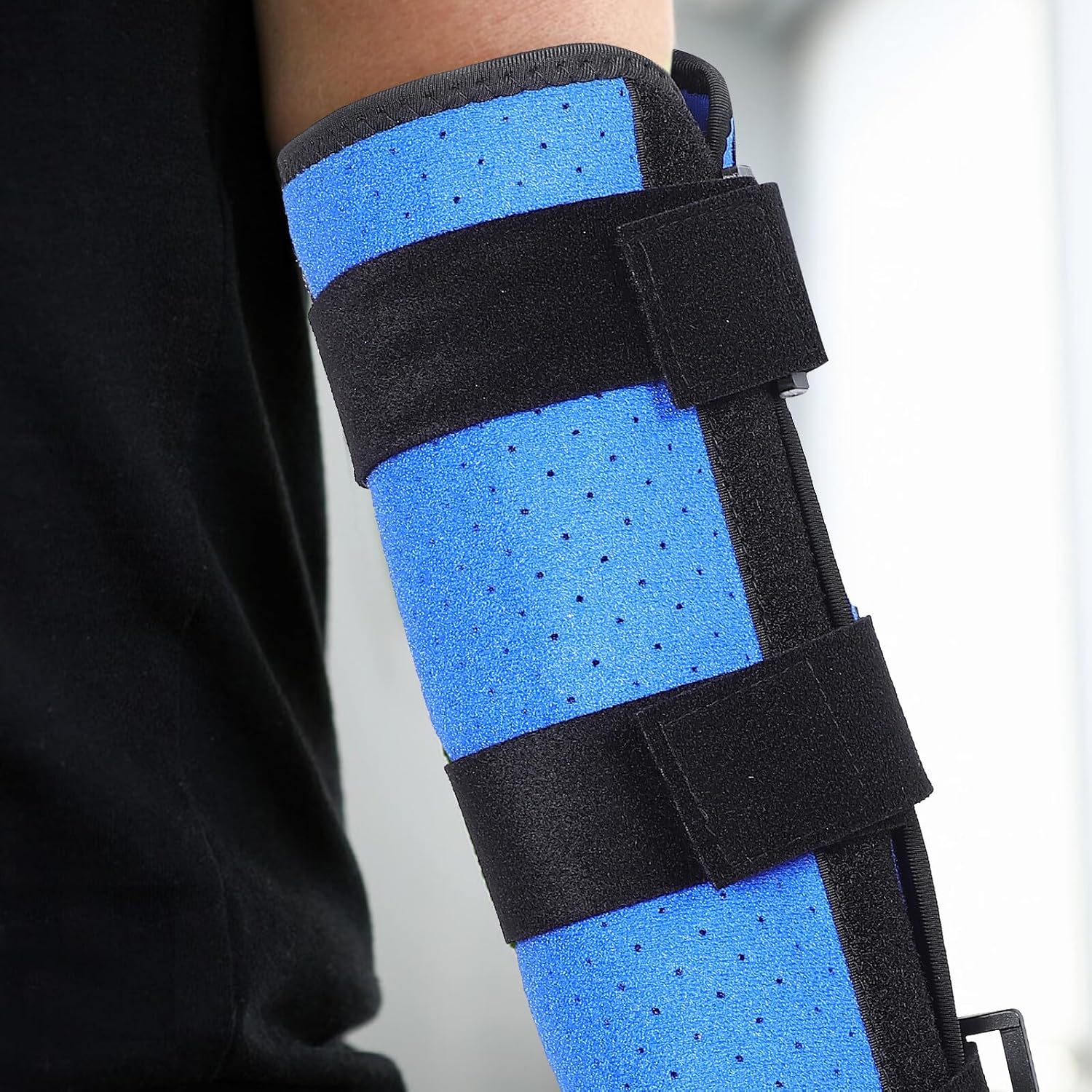 Elbow Brace Compression Sleeve Adjustable Stabilizer Support for Sports and Sleeping Relief Elbow Compression Support for Men and Women