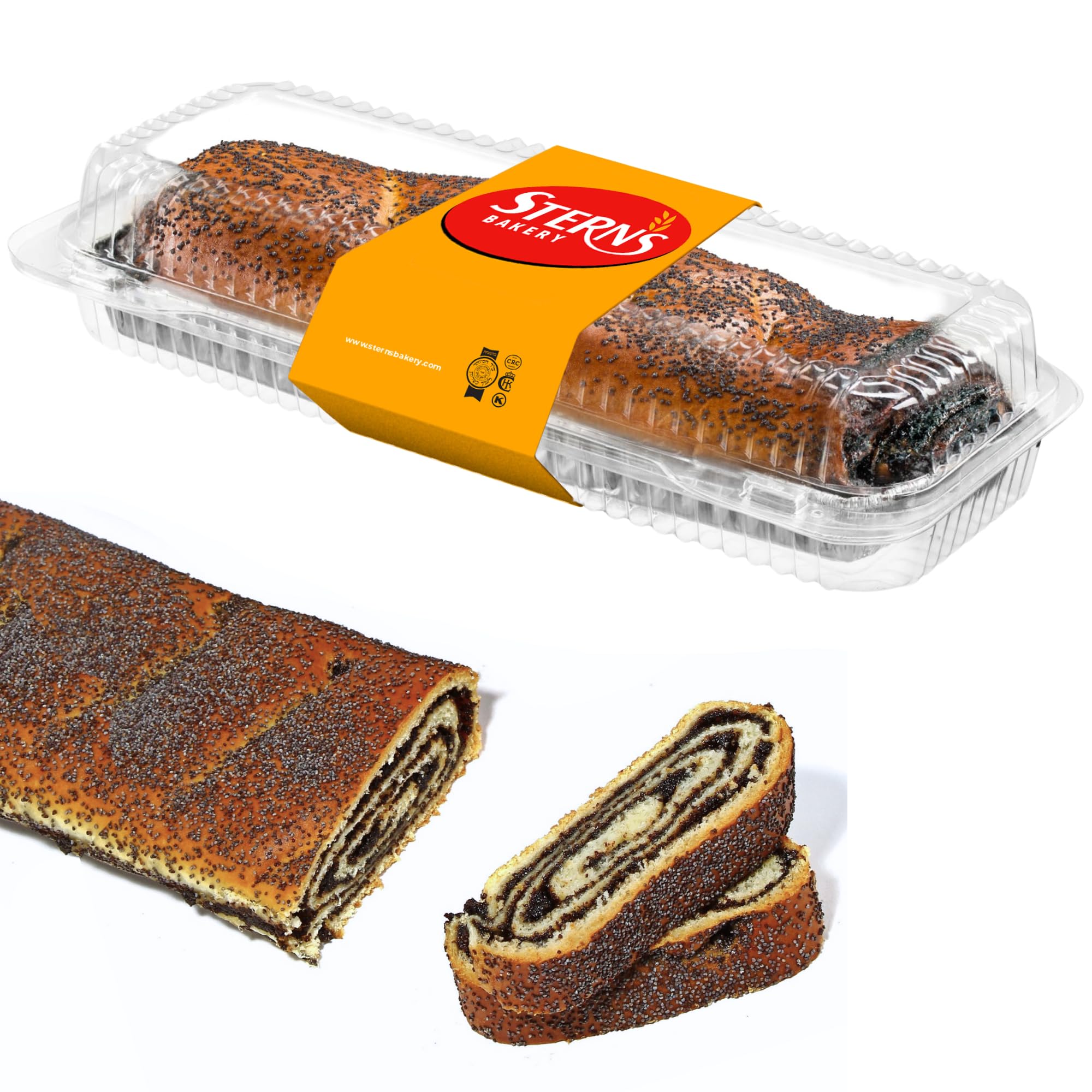 Hungarian Chocolate Kokosh Cake | Chocolate Babka Bread | Coffee Cake | Danish Pastry | Dairy & Nut Free | Fresh & Delicious |1 Loaf -15 oz Stern’s Bakery