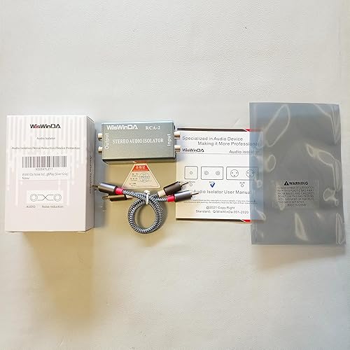 Miniatura 7 de Aislador de bucle de tierra RCA, filtro de ruido, carcasa de aluminio, eliminador de zumbido, aislador para HIFI estéreo de cine en casa reproductor