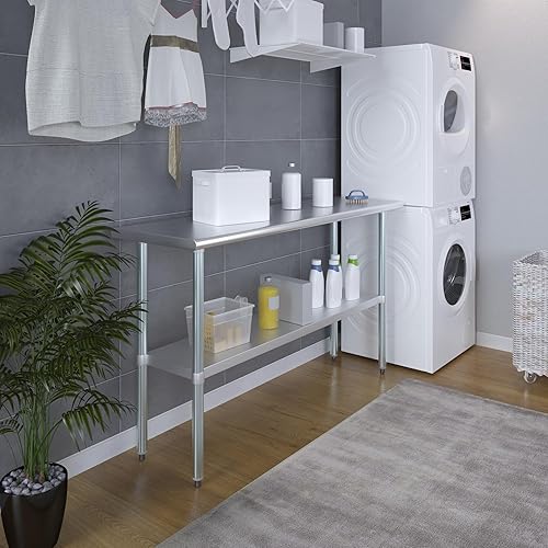 Miniatura 6 de Mesa de trabajo de acero inoxidable AmGood