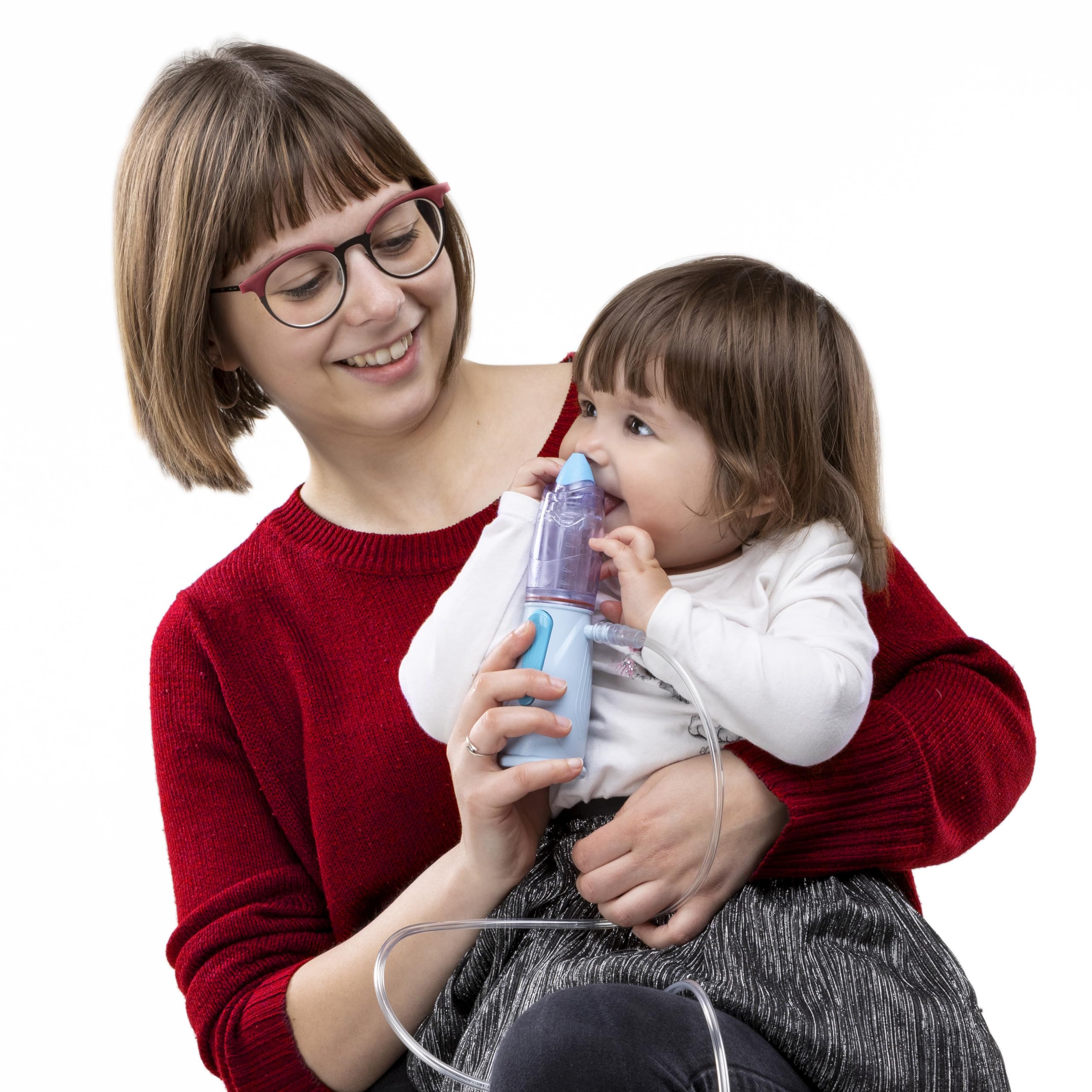 Air Liquide Healthcare, BIMBONEB, Apparecchio per Aerosolterapia per Bambini, Dotato di RINOWASH e PERFECTA, Aerosol per la Terapia Inalatoria, Trattamento Sicuro, Veloce ed Efficace