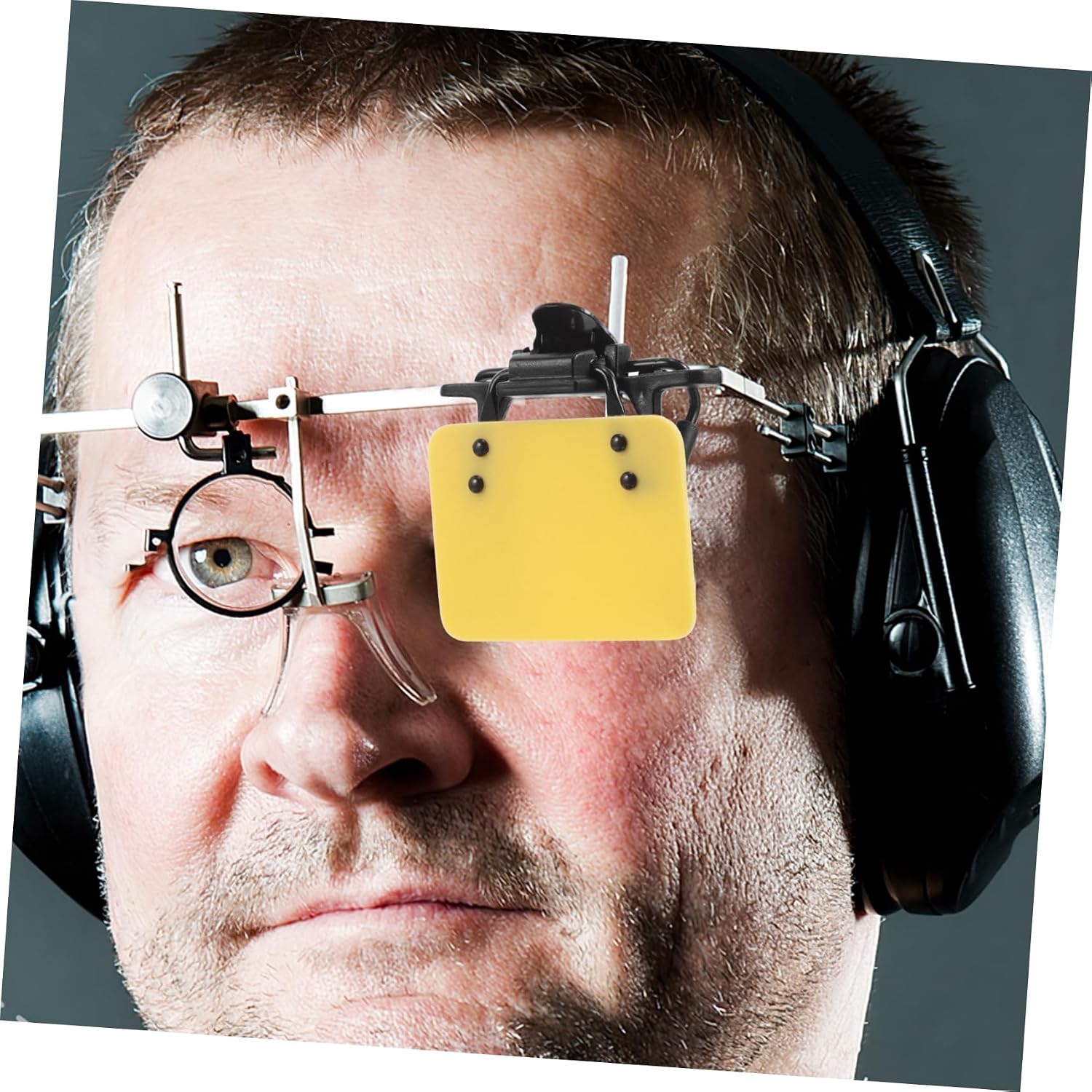 Clip Eye Patch for Glasses Lightweight Eye Shield for Competition and Aim Protection Portable Eye Cover for Accurate Testing Ergonomic Design for Extended Use