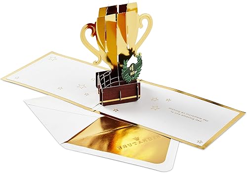 Miniatura 4 de Hallmark Signature Paper Wonder - Tarjeta desplegable para el día del padre (#1 Trofeo para papá)