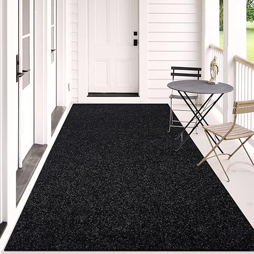 Miniatura 7 de Morefany Alfombra de pasillo para exteriores e interiores, 2 x 6 pies, tamaños personalizados, antideslizante, con respaldo de goma antideslizante,