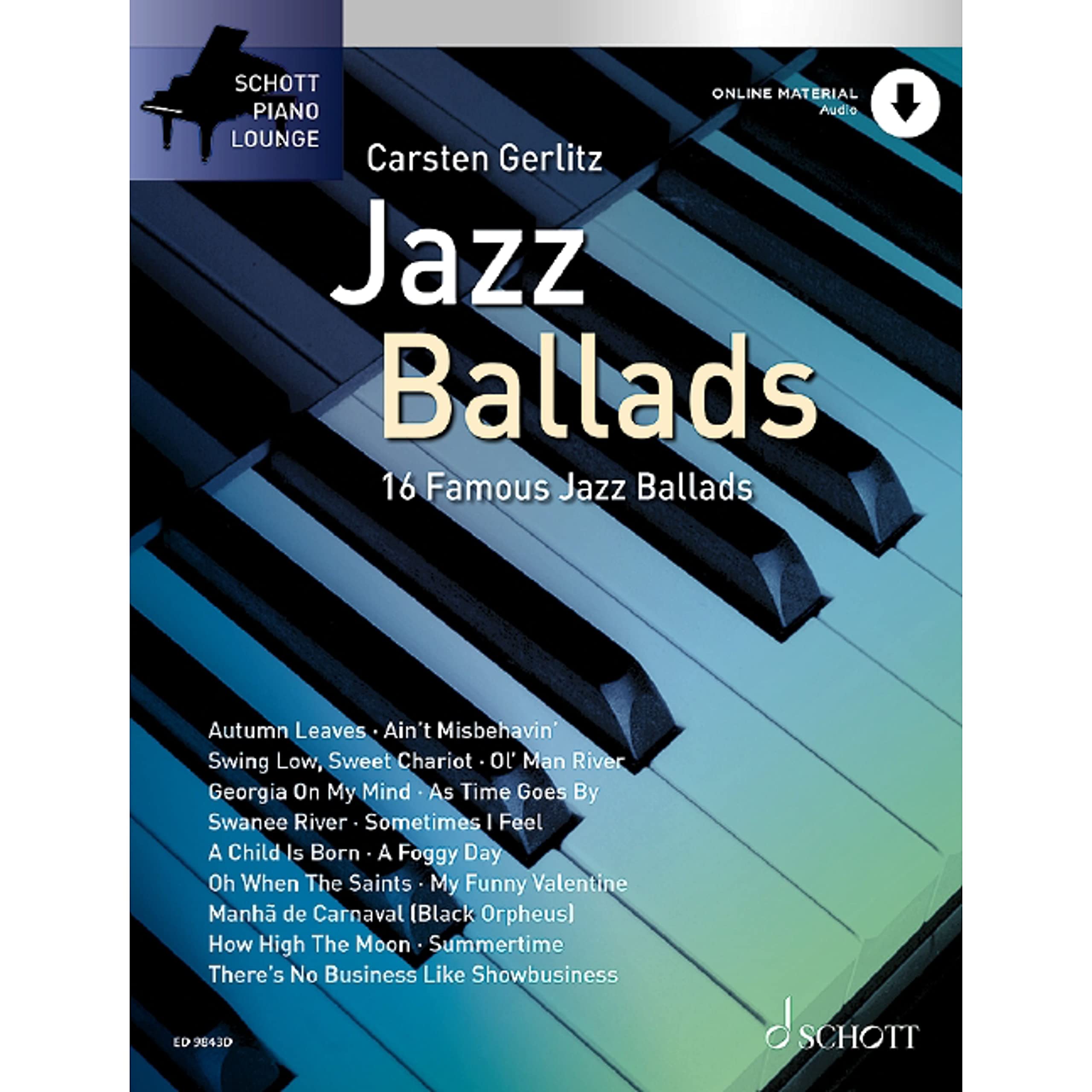 JAZZ BALLADS PIANO: 16 célèbres ballades jazz. piano.