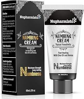 Nupharmisto Numbing Cream Maximum Strength Long Lasting with 5x Numbing ...