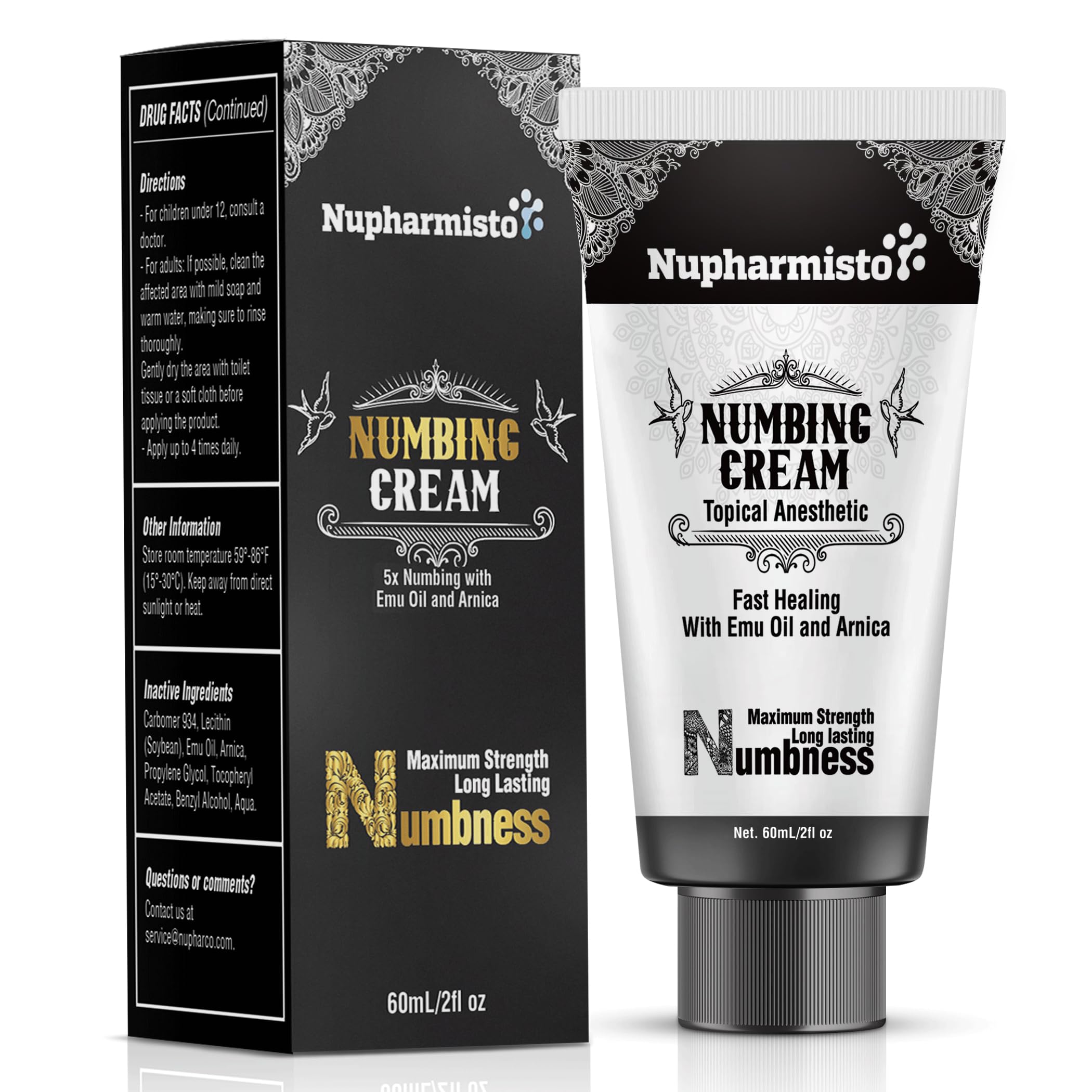 Amazon.com : Nupharmisto Lidocaine Numbing Cream, Long Lasting