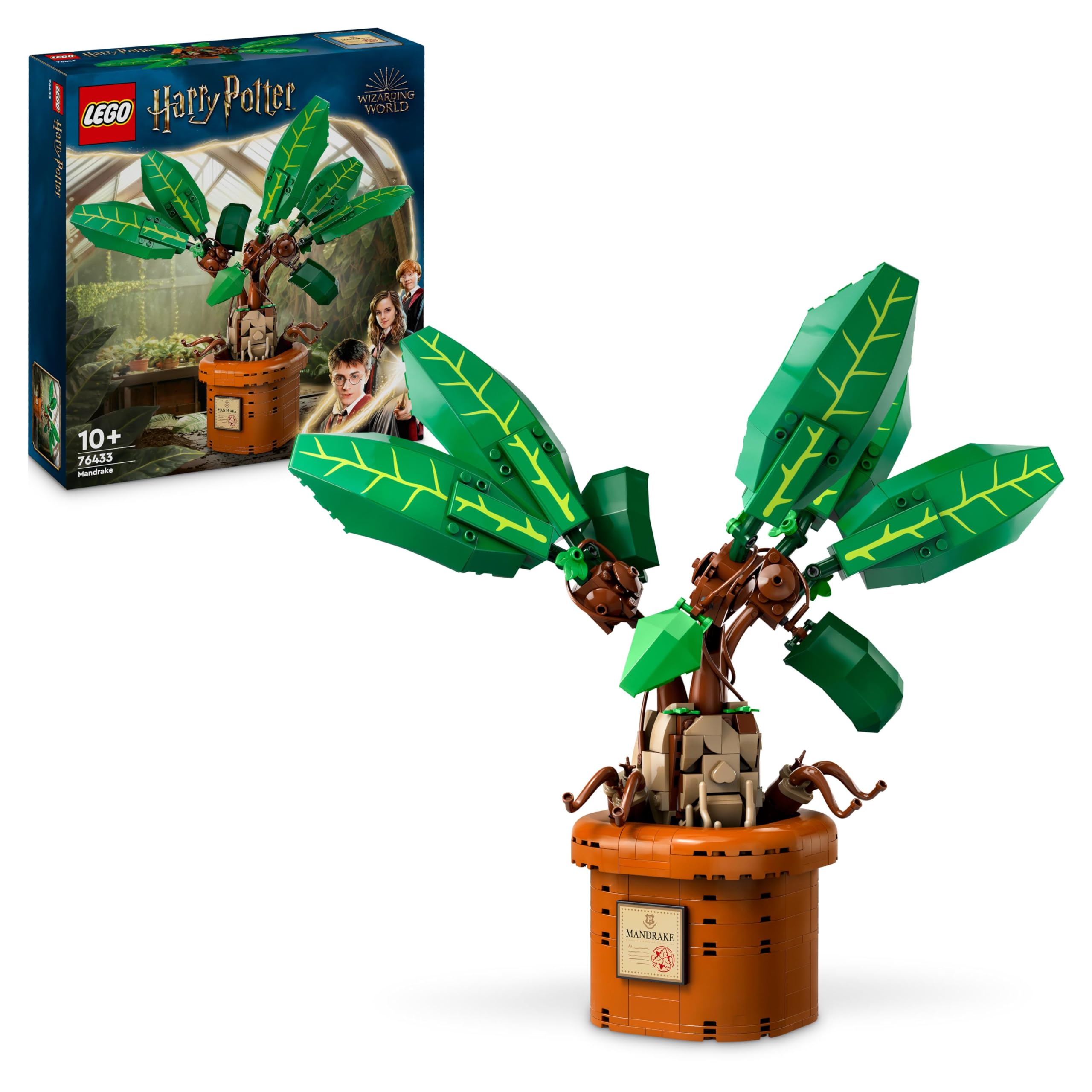 LEGO Harry Potter Adamotu 76433 – 10 Yaş ve Üzeri Harry Potter Seven Kız ve Erkek Çocukları için Koleksiyonluk Saksılı Adamotu Oyuncak Figürü Yapım Seti, Çocuklar için Doğum Günü Hediyesi (579 Parça)