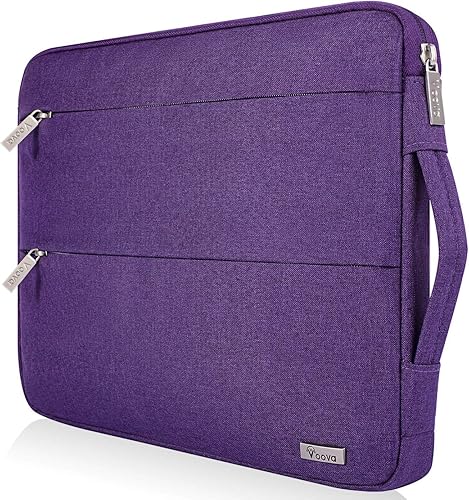 Miniatura 15 de Voova - Funda para laptop de 11.6, 13, 13.3, 14 y 15.6 pulgadas, resistente al agua, bolsa protectora para laptop Gris,Negro,Azul,Gris