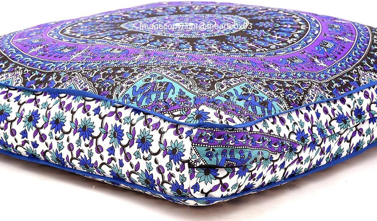 mandala floor pillow