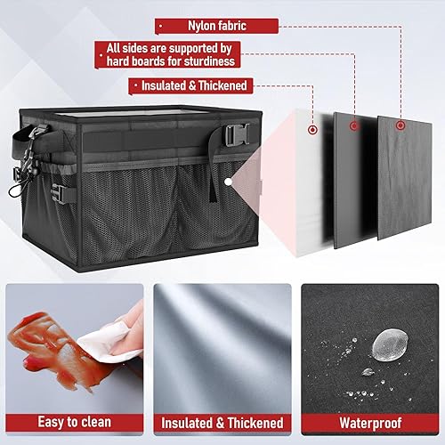 Miniatura 4 de Carrito de barbacoa con soporte para toallas de papel, almacenamiento de utensilios para camping, portón trasero, RV - FANGSUN