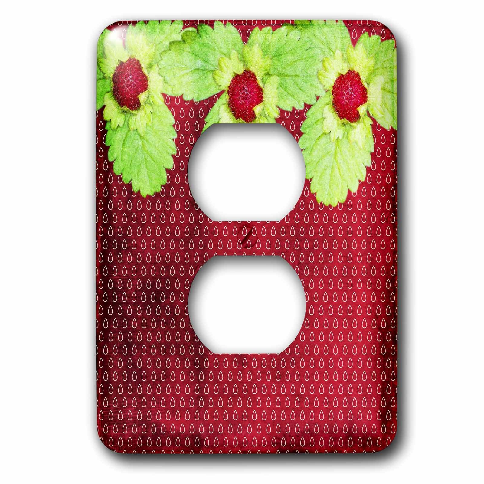 Motif floral dots couvercle de prise pour sublimer la cuisine retro