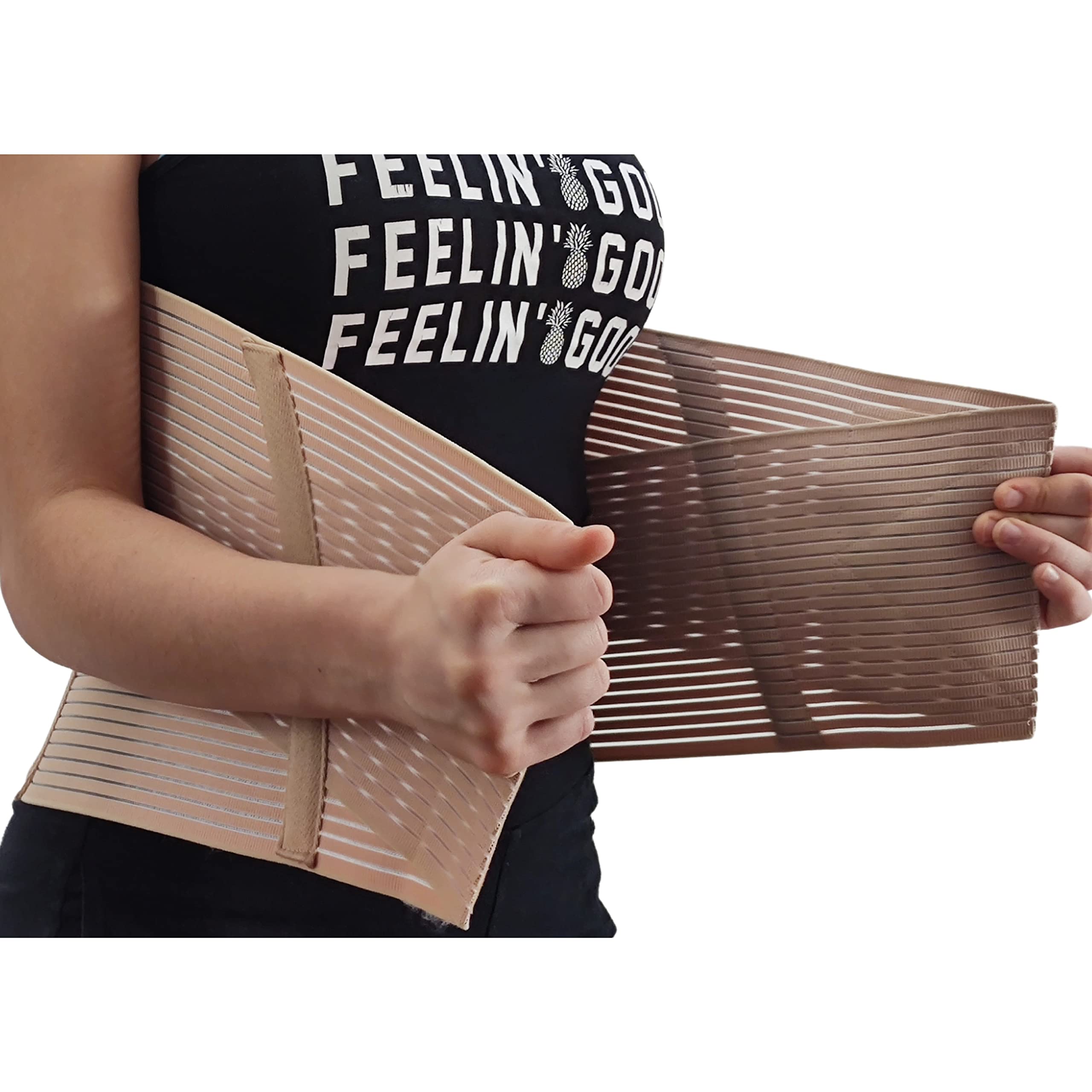 GYOUNG Fascia Lombare Supporto Schiena correttore posturale busto lombare con stecche fascia lombare ortopedica