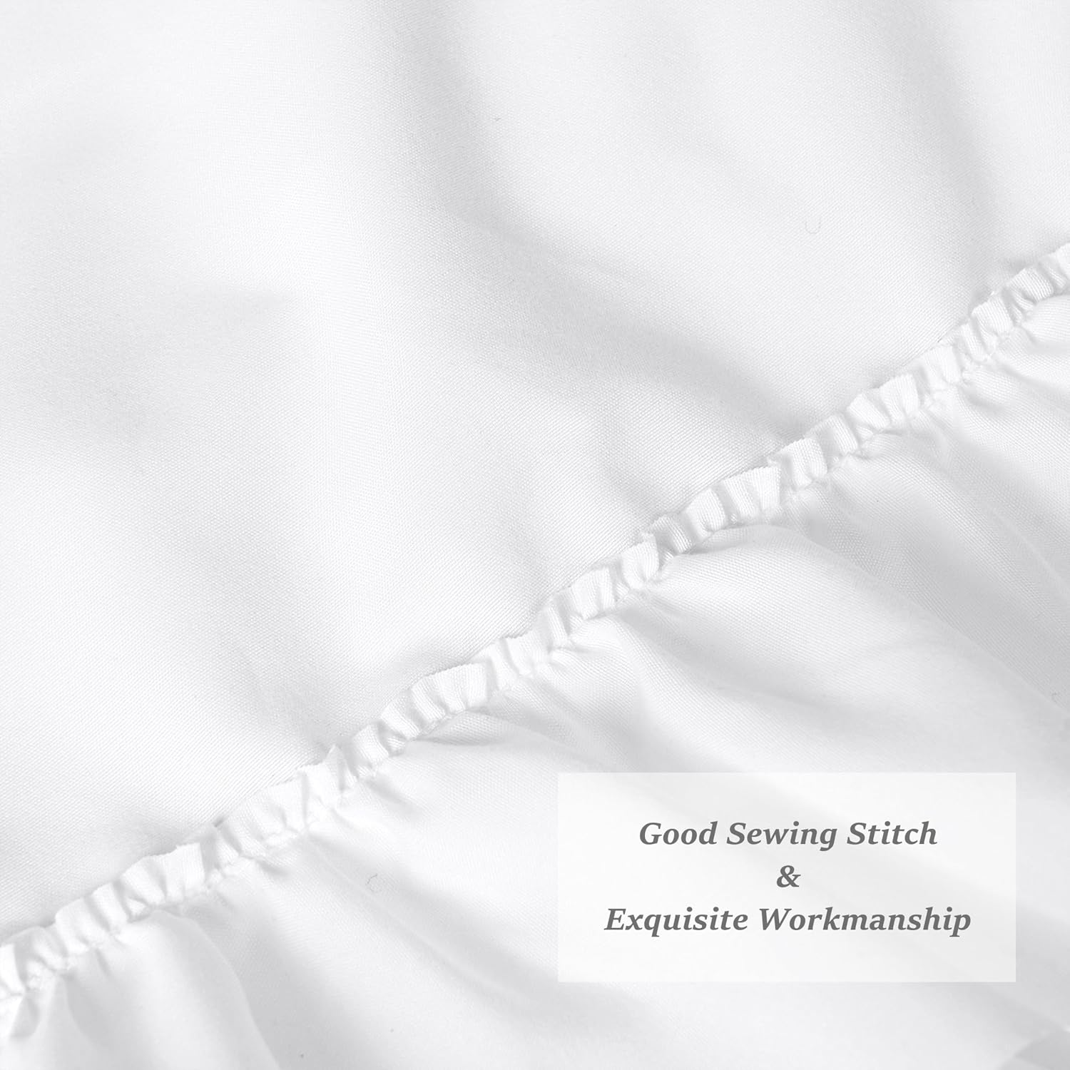 Boho Ruffled Euro Shams 26"X26" Set of 2 Covers, Decorative Farmhouse Euro Pillow Covers for Home Decor, Romantic Victorian White European Throw Pillow Covers with Envelope Closure (Emory)