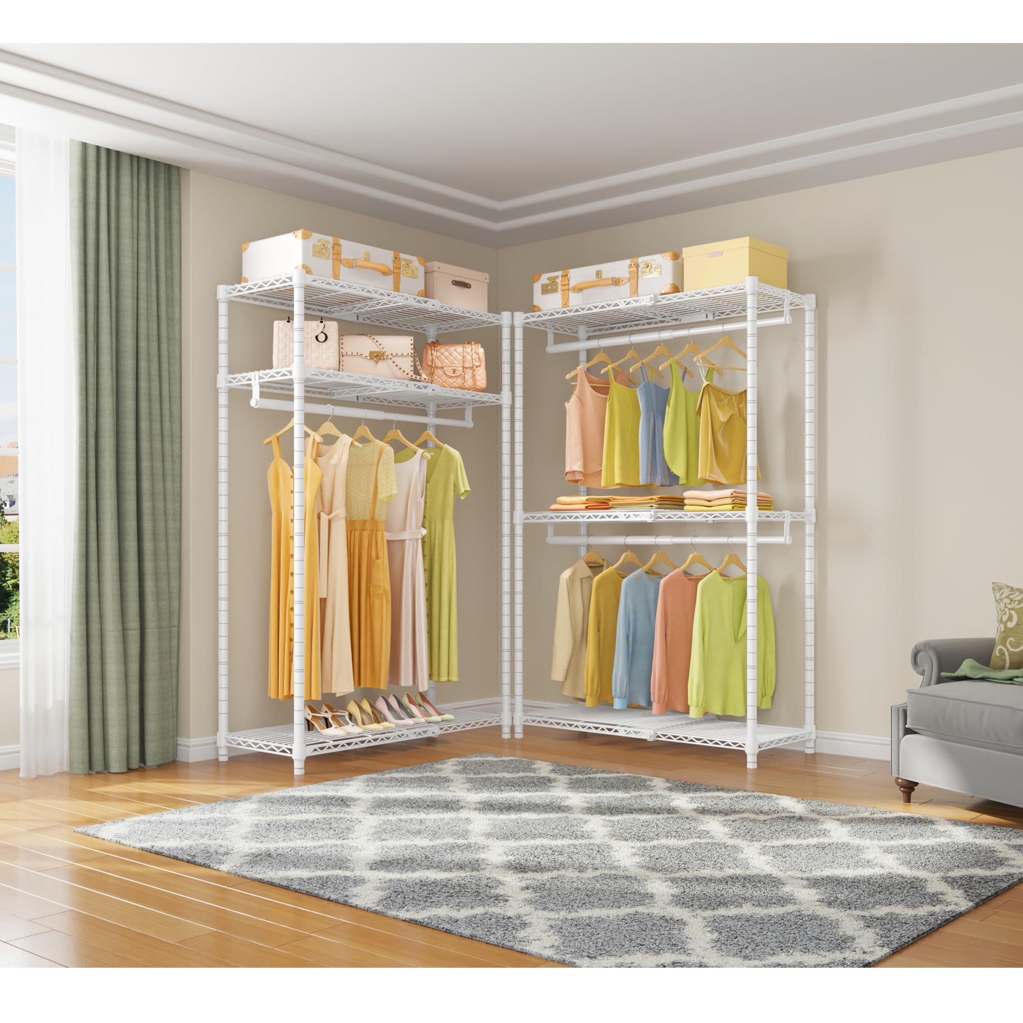 Amazon.com: VIPEK X1 Expandable Clothes Rack Heavy Duty Adjustable
