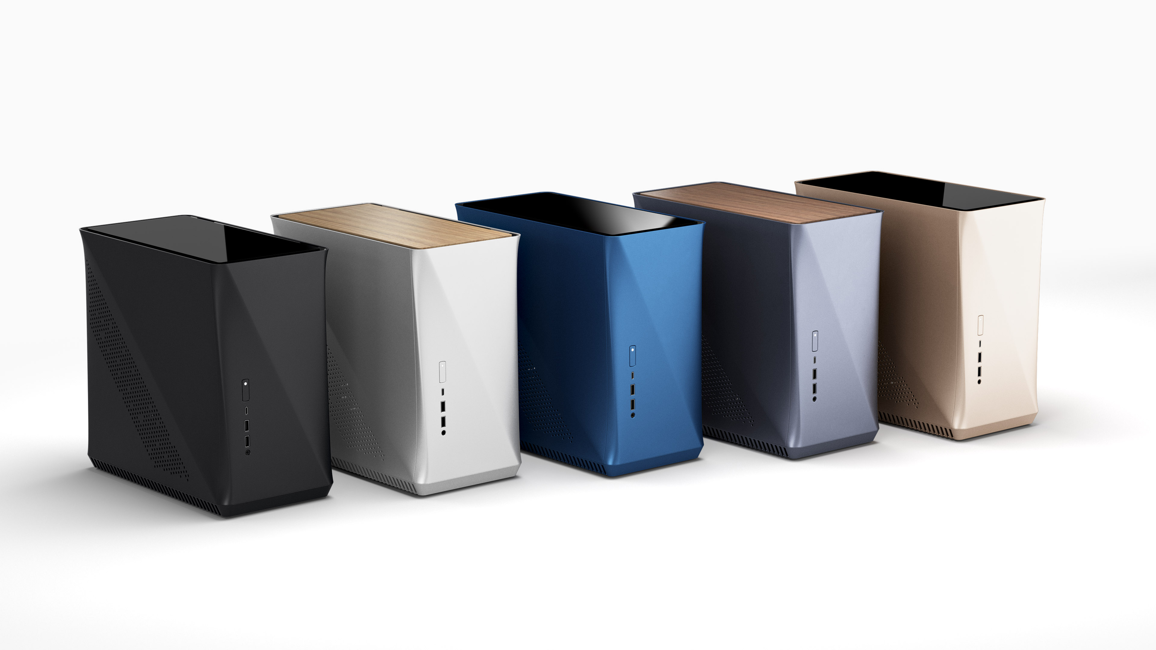 Amazon.com: Fractal Design Era ITX Cobalt – Tempered Glass Top 
