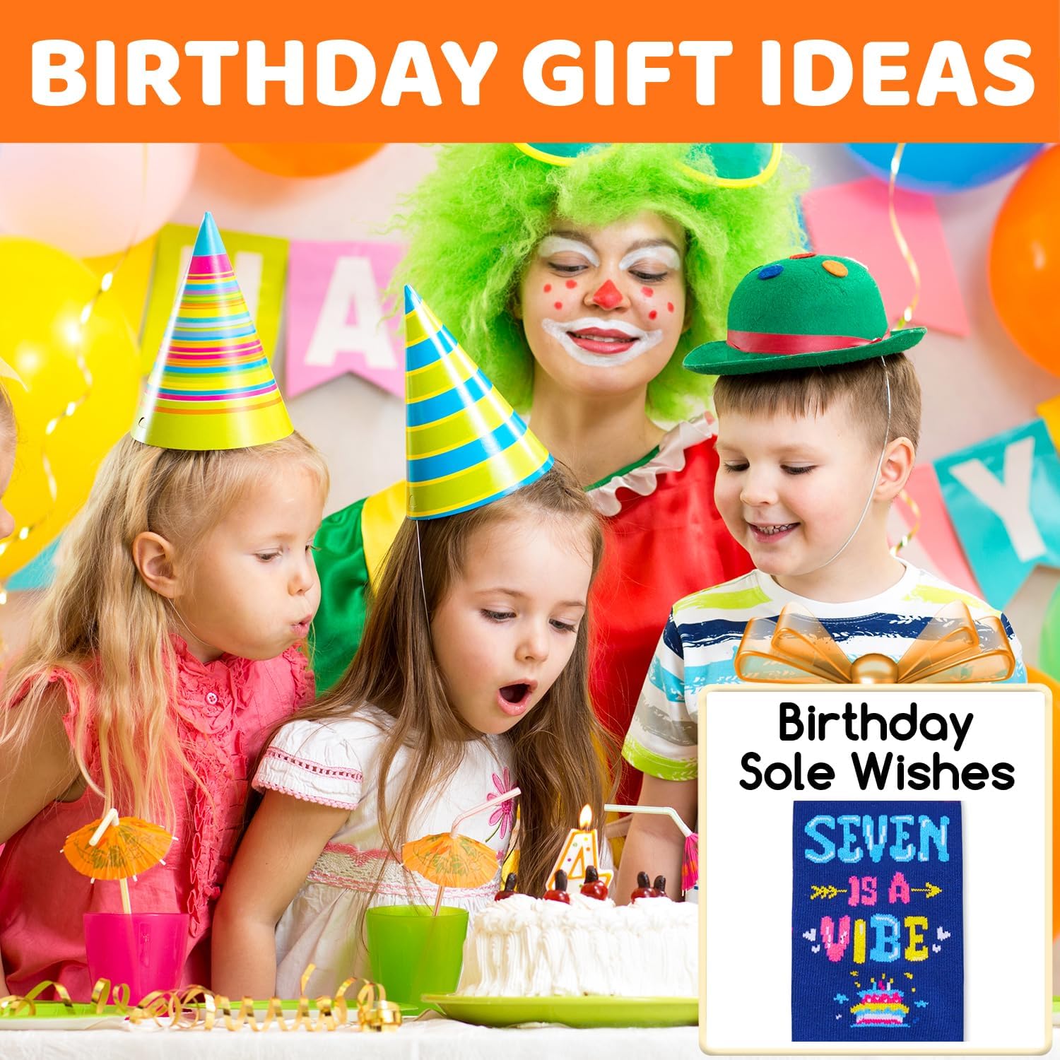 HAPPYPOP Birthday Gift Ideas - Socks with Greeting Card for Kids Girls Boys Age 5-10 - Image 6