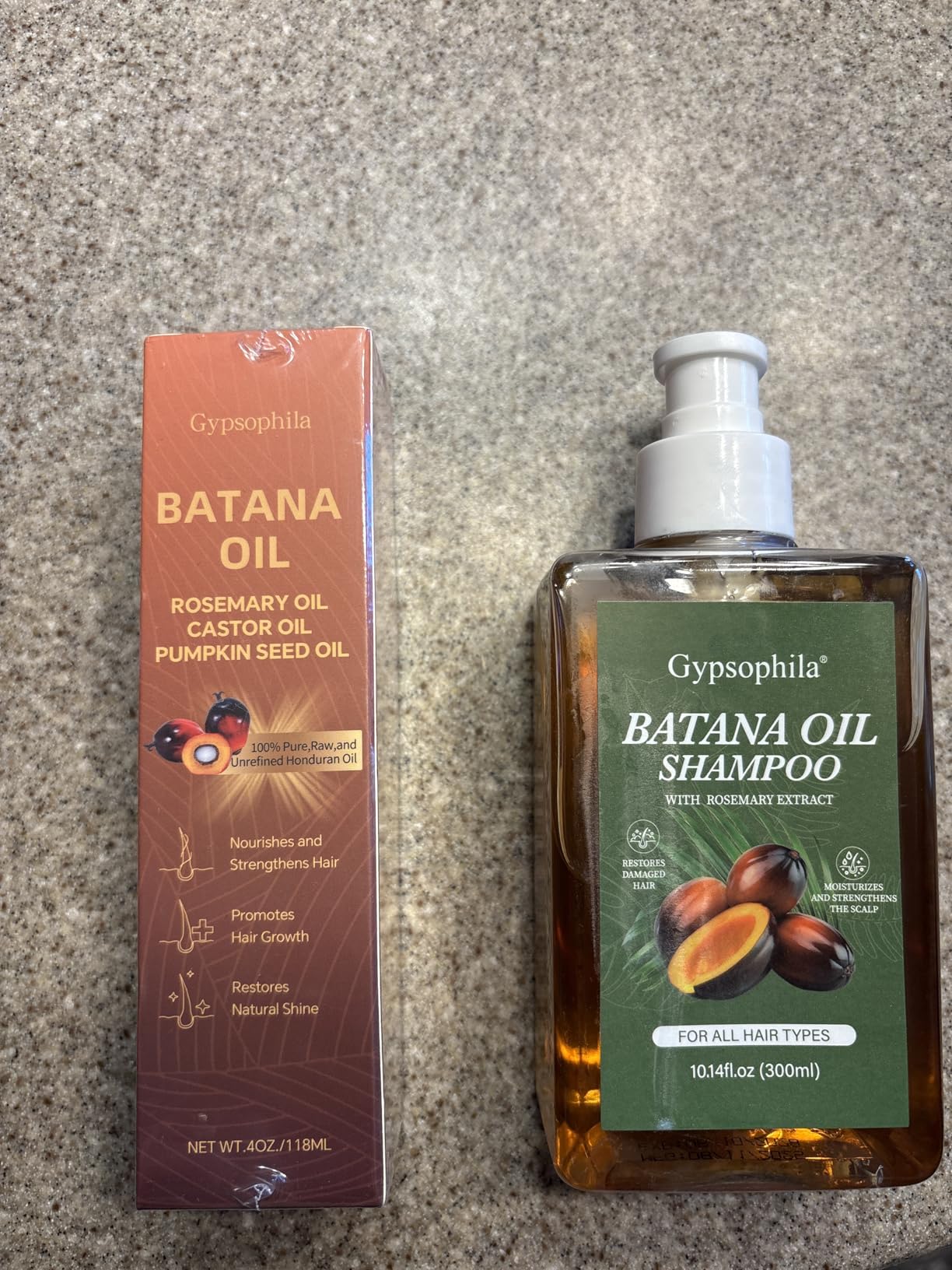 Umex Batana Oil Hair Care Set – Nourishing Shampoo & 4-in-1 Hair Oil – Rosemary, Castor & Pumpkin Seed Oils – Hair Growth Support, Strengthening & Deep Clean – For All Hair Types