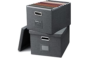 XL Fabric File Box for Hanging Folders
